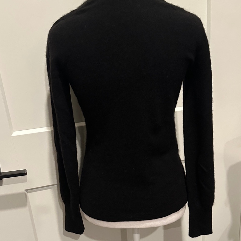 Ann Taylor Elegant Black Turtleneck Sweater - Picture 3 of 9